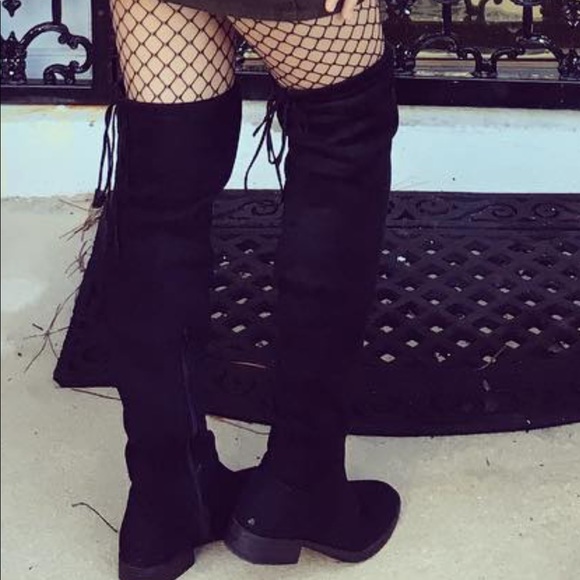 Charlotte Russe Suede Thigh High Boots - Picture 10 of 10